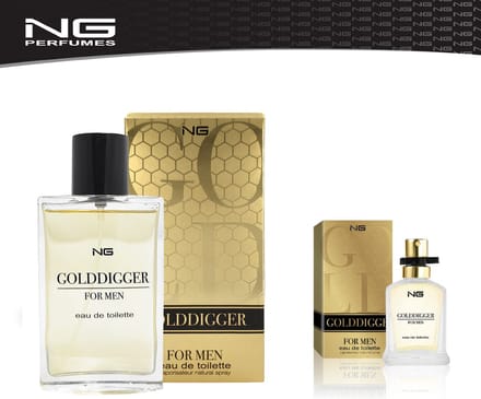 NG Golddigger parfum voor men - Eau de Toilette met kruidige noten - 100ml + 15ml