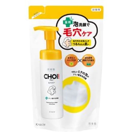 Kracie - Hadabisei CHOI Pore Care Foaming Face Wash 140ml Refill