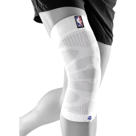 Bauerfeind NBA Sports Compression Support Kniebrace Wit