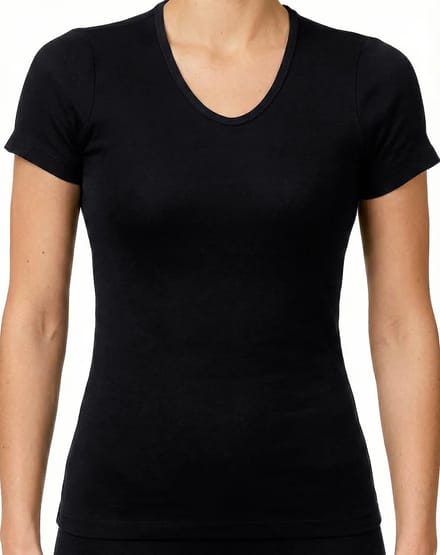 Beeren dames thermo shirt Korte mouw zwart maat S