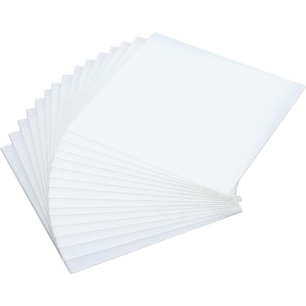 15 stuks Vacuümvormen Spalkplaten Thermoformmaterialen voor Vacuümvormmachine Zacht 1.5mm white