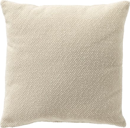 Dutch Decor JULIO - Sierkussen 45x45 cm - waterafstotend en uv-bestendig - Marshmallow - wit