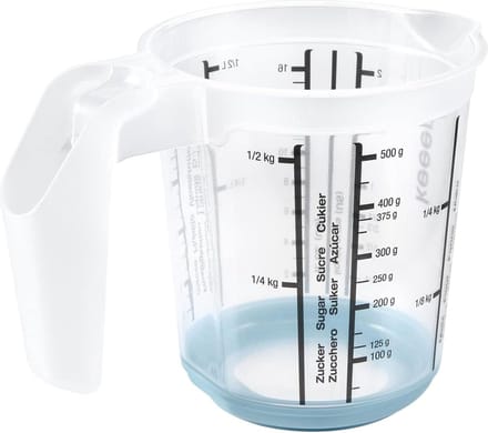 Keeeper Maatbeker anti-slip 0,5L blauw