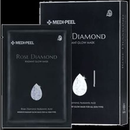 MEDI-PEEL Rose Diamond Radiant Glow Mask Set 10 stuks AUTHENTIEKE WINKEL