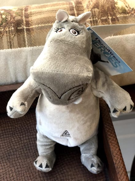 DreamWorks Heroes Gloria the Hippo / het nijlpaard - knuffel - pluche