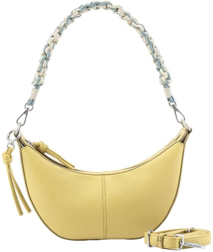 FREDsBRUDER schoudertas That’s My Bag Collection Halfmoon Bag Lemon geel