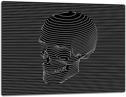 TMK ArtDeko - Snijplank - 52x40 cm - Glas - Zwart