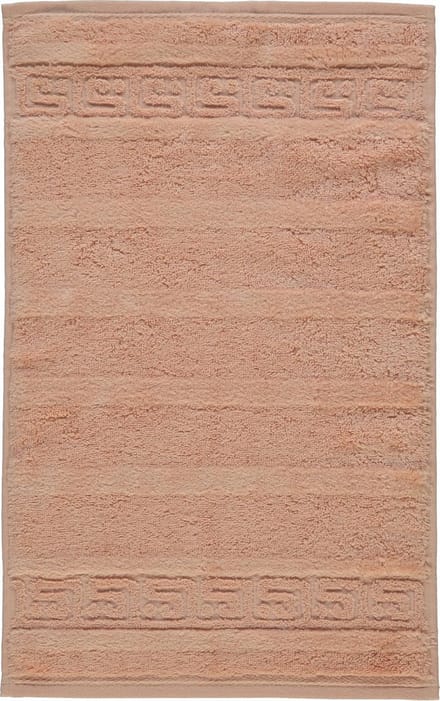 Cawo Noblesse Uni Gastendoekje - Zalm 30x50