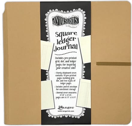 Ranger Dylusions Multi Print Square Ledger