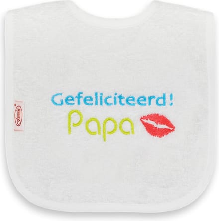 Slab met "Gefeliciteerd papa"
