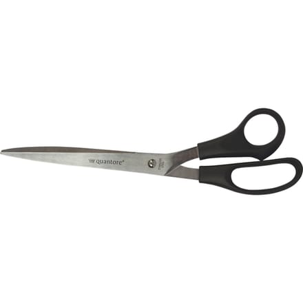 Quantore schaar 250mm met kunststof handvat zwart