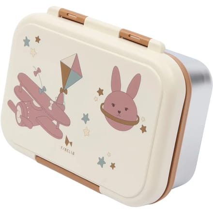 Broodtrommel voor kinderen Fabelab Bunny Air Plane