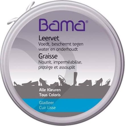 Bama A90 Leervet Blank Boor Gladleer 100 ml Onderhoud 100 ml