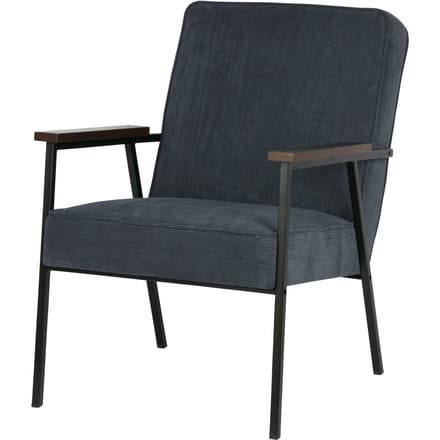Fauteuil Sally Staalblauw
