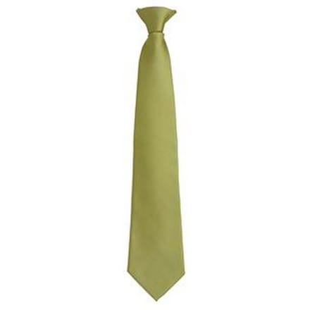 Premier Herenmode "Kleuren" Work Clip On Tie (Gras)