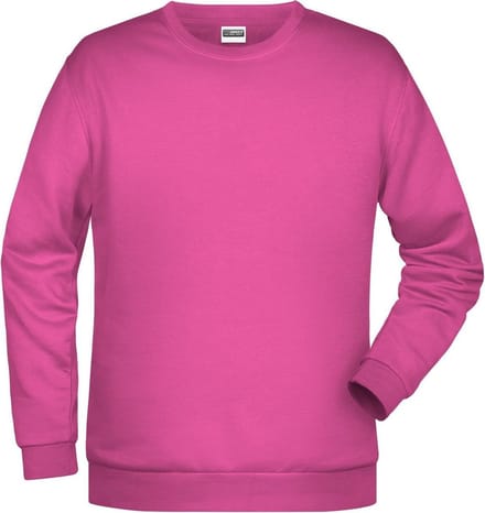 James And Nicholson Heren Basis Sweatshirt (Roze)
