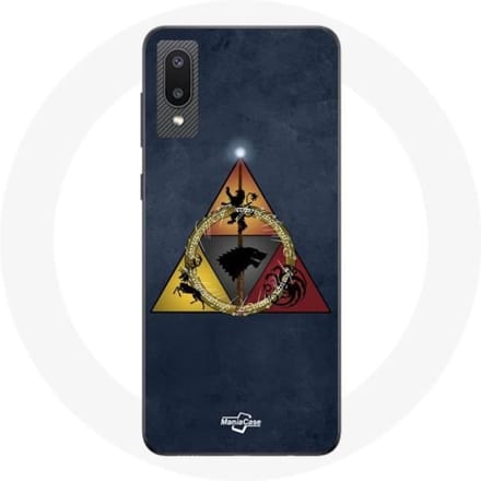 Coque - Game of Thrones - Samsung Galaxy A02 - Souple - Triangle Logo Baratheon - Mixte