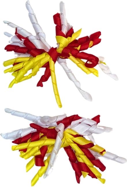 Haarclip Oeteldonk- 2 stuks - Rood-Wit-Geel