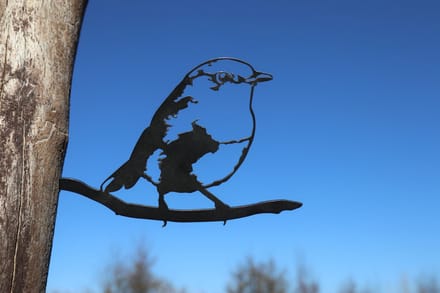 Vogel Cortenstaal - Roodborst