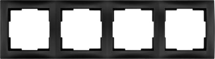 ION industries E1 afdekraam 4-voudig mat zwart (80.302.416)