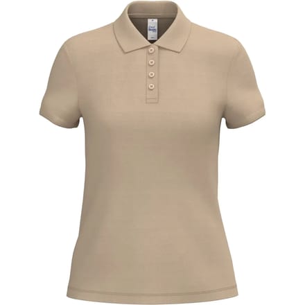 Biologisch pique polo voor dames iDeal Basic Brand