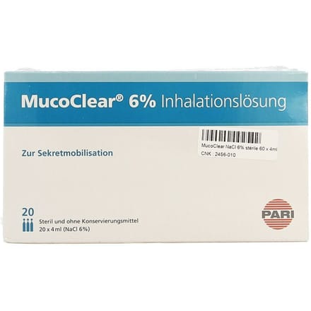 Mucoclear 6% Nacl Amp 60x4ml