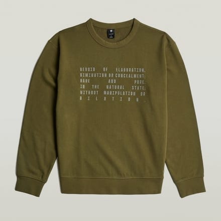 Trui G-Star Raw Text Graphic R Sw