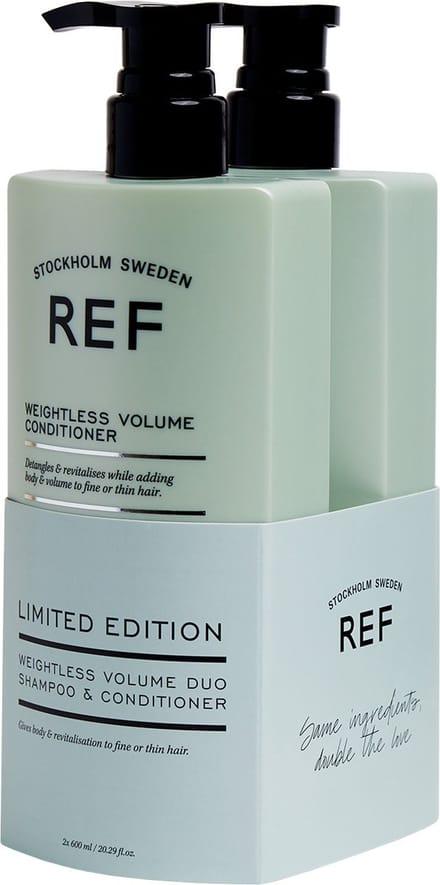 REF Weightless volume duo shampoo + conditioner limited edition 2x600ml