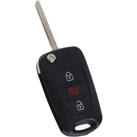 Coque de Remplacement pour Boîtier de Clé de Voiture à 3 Boutons Adaptée pour Soul 2012 2013 gray