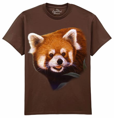 Rode Panda Hiding Out - Red Panda The Coloured House T-shirt M