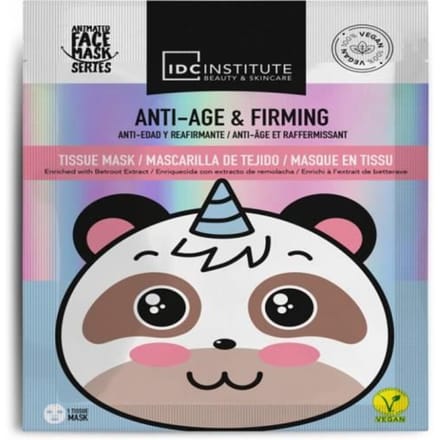 Masque Visage Hydratant et Raffermissant en Feuillet Panda Idc Institute Vegan 1 Pièce
