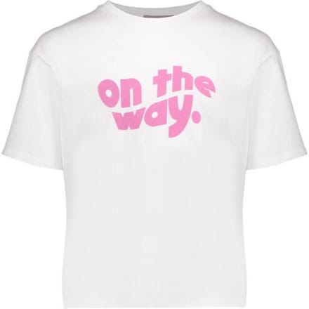 Geisha - T-shirt on the way - Wit - Maat 152