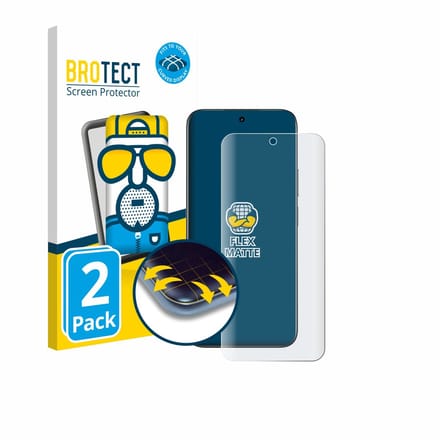 BROTECT - Screenprotector voor realme C85 - Folie Beschermfolie matte volledig dekking 2 Stuks