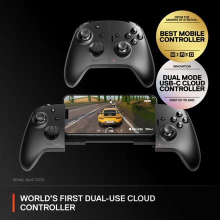 SteelSeries Nimbus Cloud - Dual Mode Mobiele Controller (Android & iOS) - Bluetooth & USB-C - Zwart