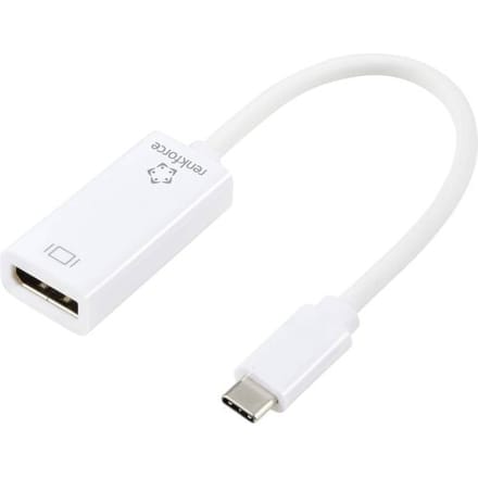 Renkforce USB-C, DisplayPort Adapter [1x USB-C stekker - 1x DisplayPort bus] 0.15 m