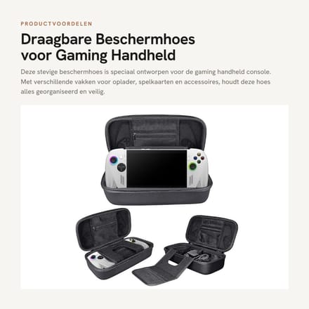 Dailygoods - Draagbare Beschermhoes voor Gaming Handheld Console met Accessoires