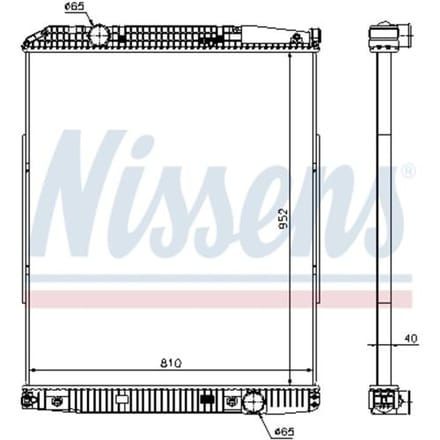 Radiator, motorkoeling NISSENS 626490