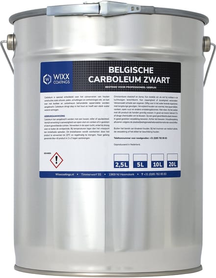 Wixx Belgische Carboleum - 5L - Bruin