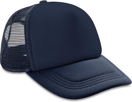 Result Detroit ½ Mesh Truckers Cap RH089 - Navy/Navy - One size