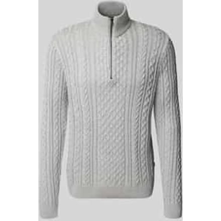Gebreide pullover met ribboorden, model 'BLUSEAN'