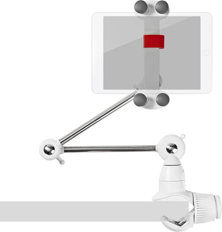 Nedis TDMT111WT mounting kit - foldable - for mobile phone / tablet - metal white
