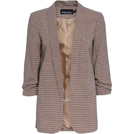 Shaped fit longblazer met sjaalkraag model 'BOSELLA'