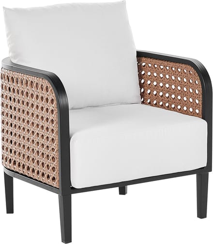 MONTEFALCO - Tuinstoel - Gebroken wit - Aluminium