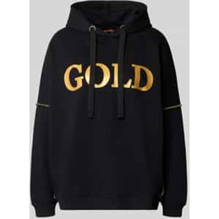 oversized hoodie van pure katoen model 'Silver and Gold'