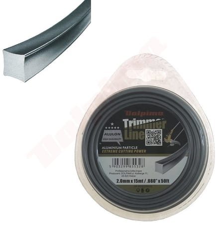 Maaidraad ALULON SQUARE 2,0MM/ 15M Merk BPC Parts