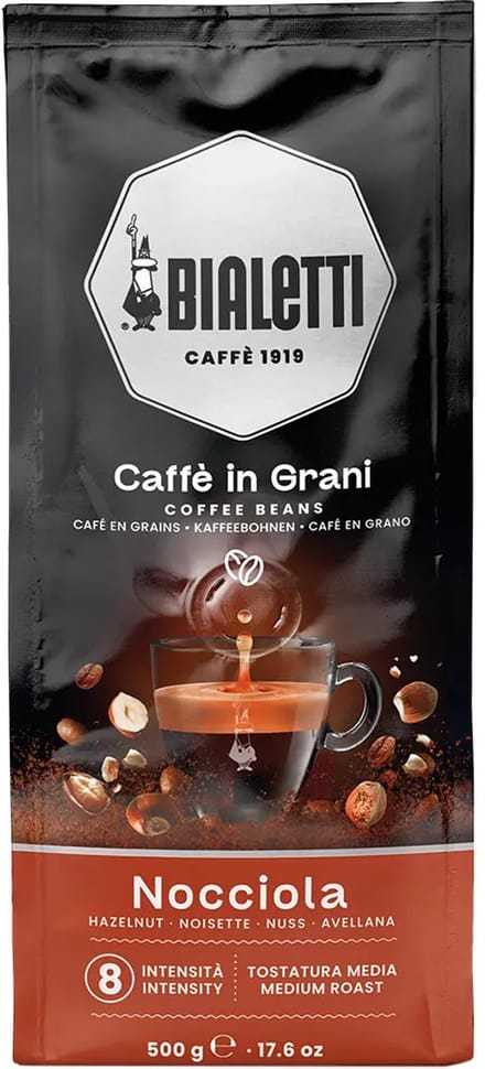 Bialetti Nocciola (hazelnoot) - Koffiebonen - 500 gram