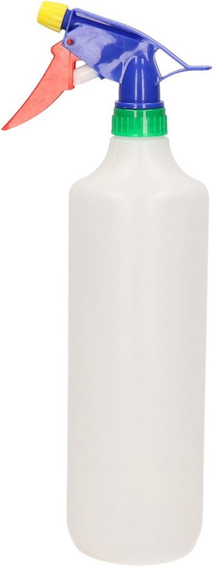 PlasticForte Waterverstuivers - wit - 1 liter - 31 cm - kunststof