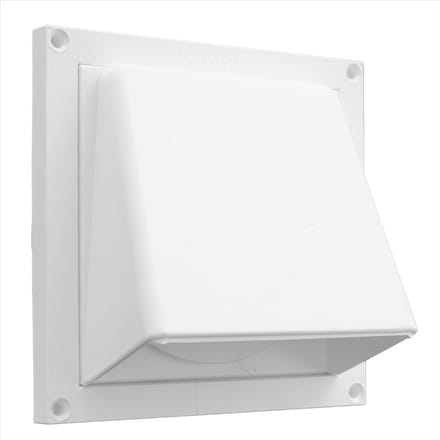AIR CONTROL kaprooster kunststof 165x165mm Ø100mm - wit (20201096)