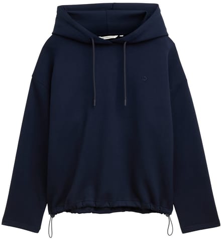 Tom Tailor Denim - Loose fit scuba hoodie - Maat M - sky captain blue