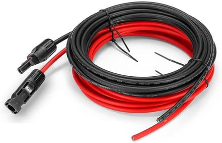 Verlengkabel voor Zonnepaneel 6 mm2 PV Kabel met Koppeling voor Installatie